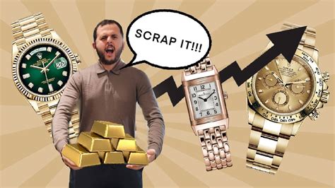 scrapping a rolex for gold|vintage gold watches scrapped.